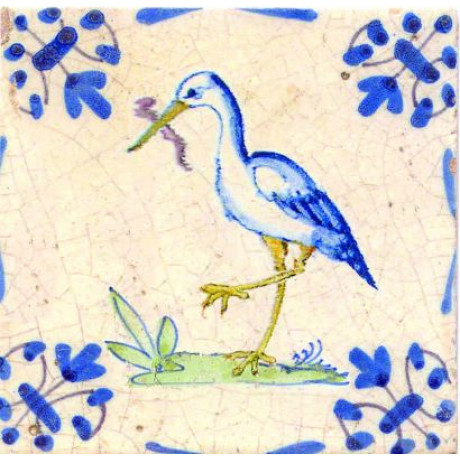 Vykort, Delft Stork