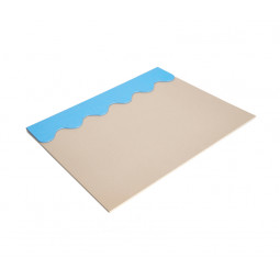 Skrivbordsunderlägg Beige/Blå