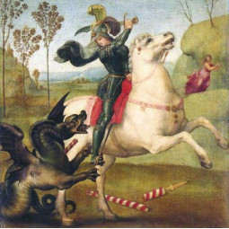 Vykort Raphael 135x135mm