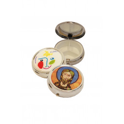 Pillerask, rund 46 mm